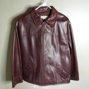 Colebrook and Co. Authentic 100% Leather Heavy Jacket